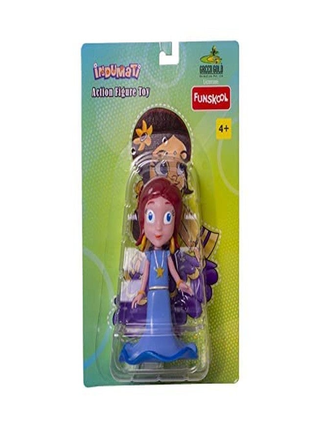 Funskool-Indumati Action Figure,Green Gold Chhota Bheem and Friends with Articulation,4 inches,Collectible,for 4 Year Old Kids and Above,Toy - Image 1